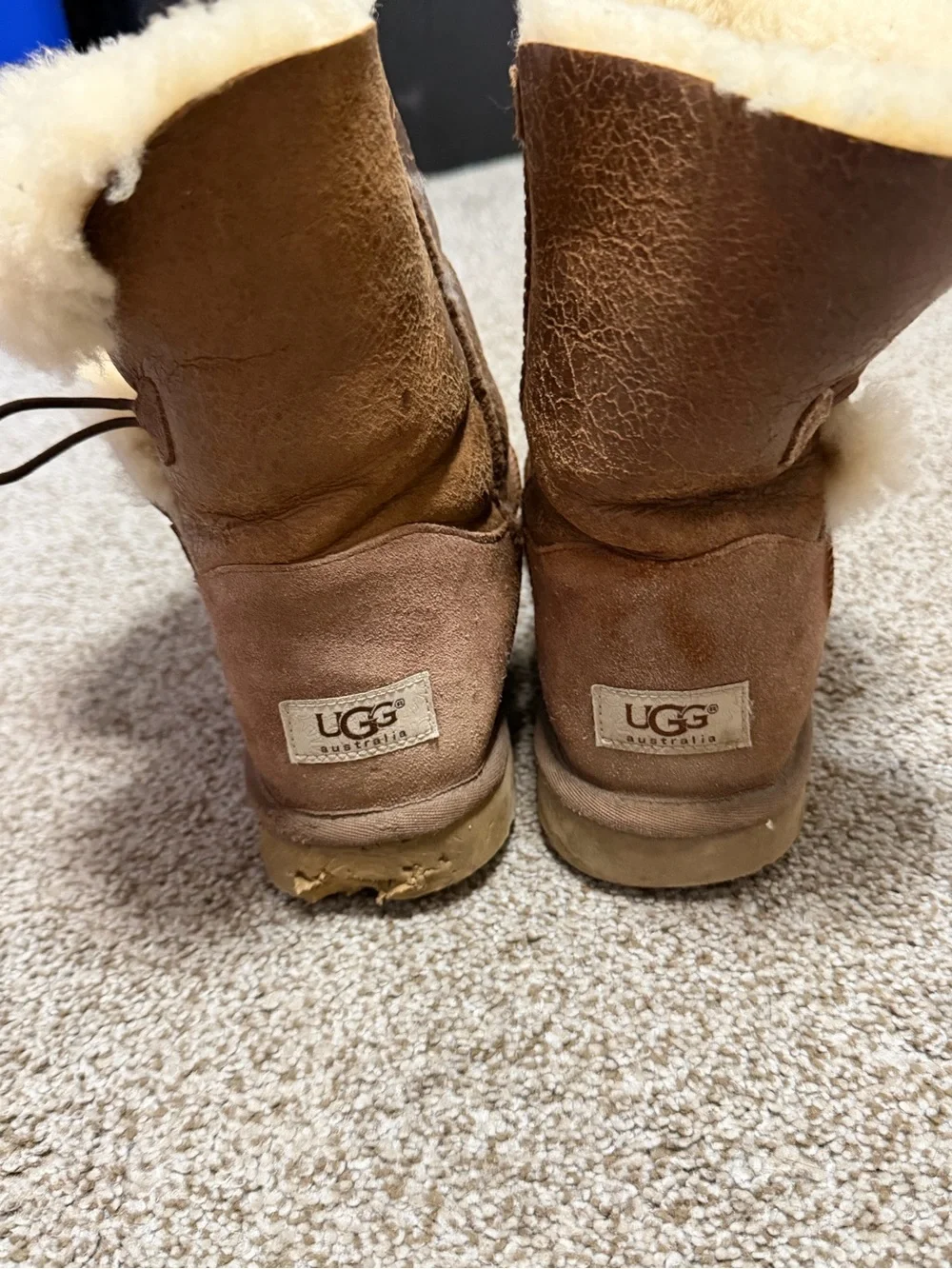 UGG Chestnut Shearling Short Boots